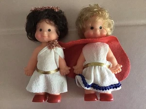 Coppia Mini Fiba bambole Antica Grecia - Foto 1 di 3