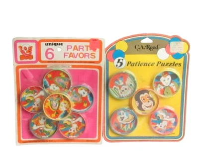 Patience Puzzles C.A. Reed & Unique Party Favors Toys RARE NOS Sealed Hong Kong - Image 1 of 4