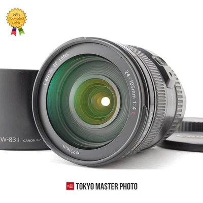 Canon EF 24-105mm F/4 L IS USM Lens [Near MINT w/Hood] From JAPAN #2683 - Image 1 of 4