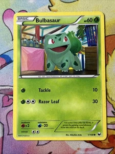 Pokemon Dark Explorers Common Card - Bulbasaur 1/108 HP - Picture 1 of 2