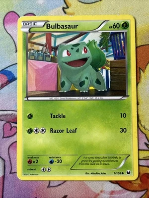Pokemon Dark Explorers Common Card - Bulbasaur 1/108 HP - Image 1 of 2