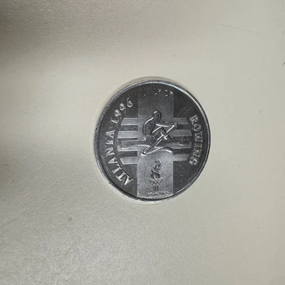 1996 Atlanta USA Olympic Rowing Team Coin Medallion - Image 1 of 2