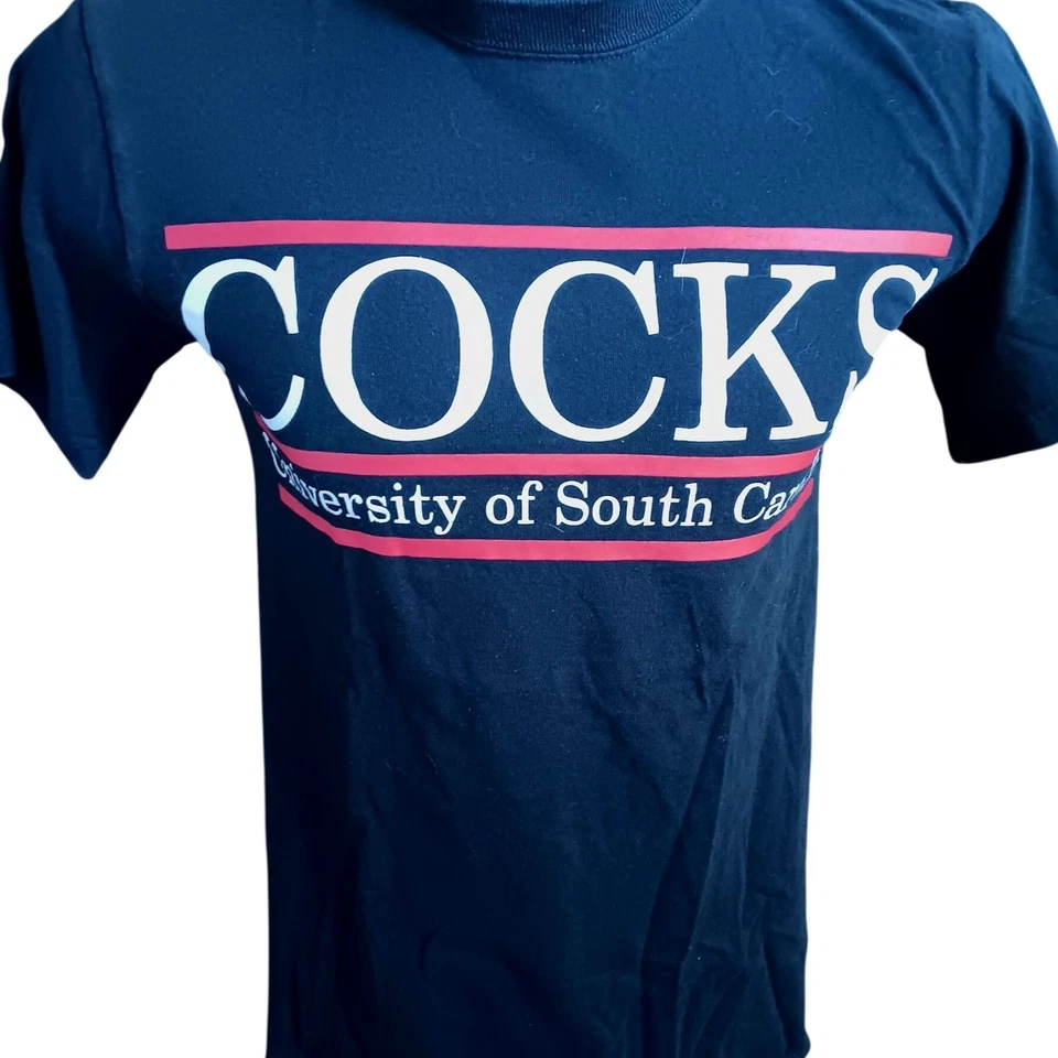 Small Vintage T-shirt Y2k Champion University South Carolina Cocks Athletic Fit - Image 1 of 4