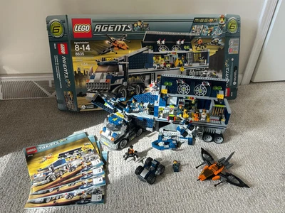 Lego Agents 8635 Mobile Command Center 100% completo con caja e instrucciones Foto 1 de 4