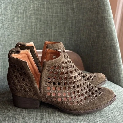 Jeffrey Campbell Taggart оливковый зеленый замши женщин оливковый ботинок ботинки размер 8 - Изображение 1 из 4