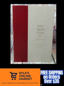 Funk & Wagnalls Standard Desk Dictionary Volume 1 A-M (1984, Hardcover) - Imagen 1 de 21