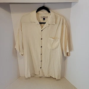 Tommy Bahama Herren Medium Original Fit 100 % Seide Knopfleiste Camp Hemd Blumenmuster.  Z - Bild 1 von 10