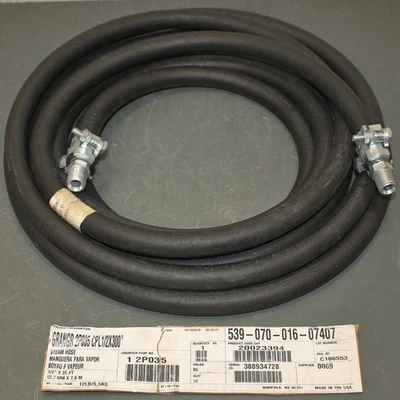 Continental ContiTech FlexSteel 250 Steam Hose STM050-25MM-CR, 1/2" ID x 25ft - Image 1 of 4