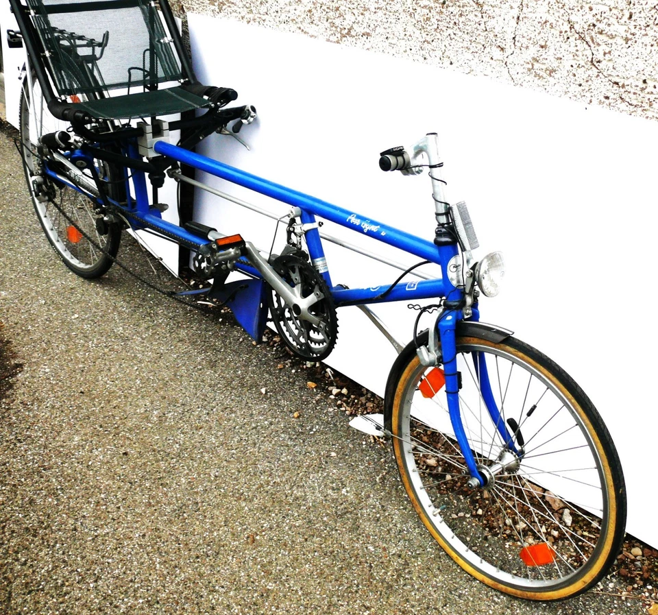 Liegerad Typ Per Gynt, komplett mit großer Gepäckablage - Bild 1 von 4