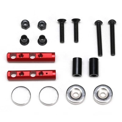 Yokomo Magnet Rear Body Mount Set Red For 1/10 RC Drift Car Body #ZS-016MGRR - Image 1 of 2