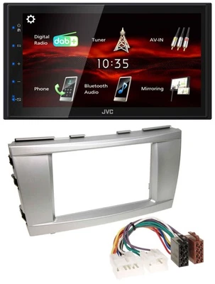 JVC USB Bluetooth MP3 DAB 2DIN Autoradio für Toyota Camry (2006-2011) - Bild 1 von 4