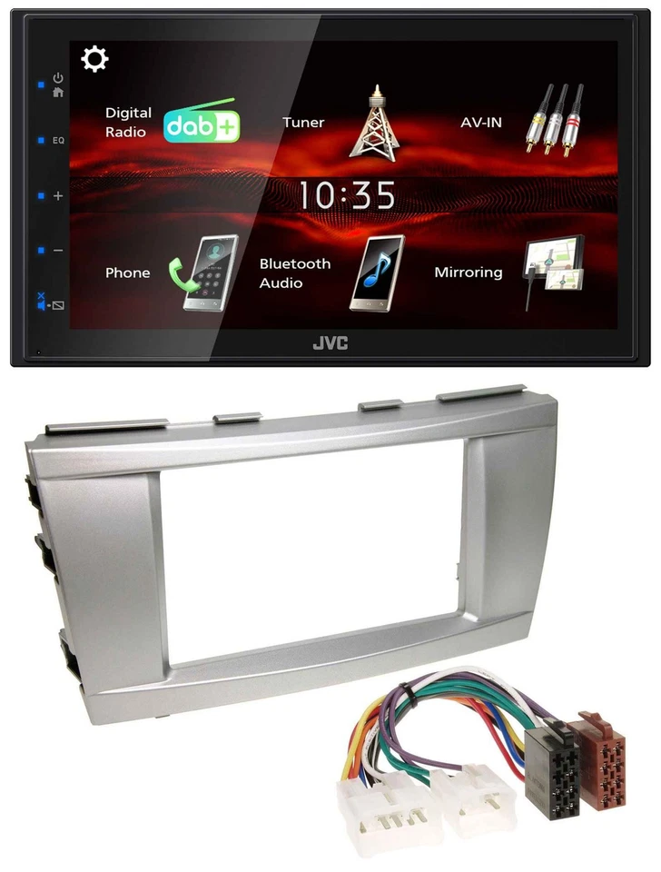 JVC USB Bluetooth MP3 DAB 2DIN Autoradio für Toyota Camry (2006-2011) - Bild 1 von 4