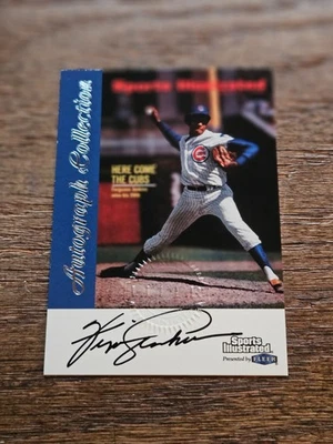 费格森·詹金斯-名人堂(亲笔签名)1999 年弗莱尔-体育插图伟大的比赛 BB 卡 — 第 1/2 张图片