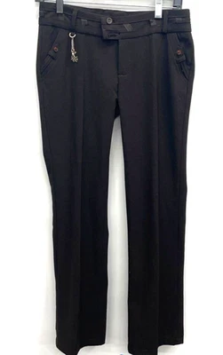 Calça marrom sob medida Gucci – Tamanho 30 – Detalhe de charme – Costura interna 28" – Designer Lux - Imagem 1 de 4