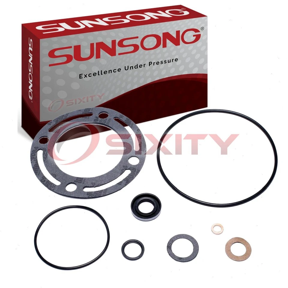 Kit de sello de bomba de dirección asistida Sunsong para Lincoln Continental Drive 1970-1974 mp Foto 1 de 4