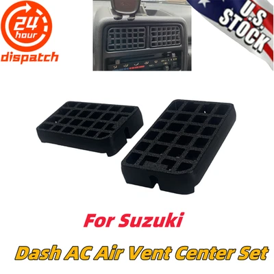 2PCS For 1990-95 Geo Tracker/Suzuki Sidekick Vitara Dash AC Air Vent Center Set  - Image 1 of 4