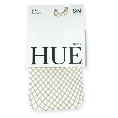HUE Petite Fishnet Ballet Tights Womens Size S/M Chino Beige - Image 1 of 4