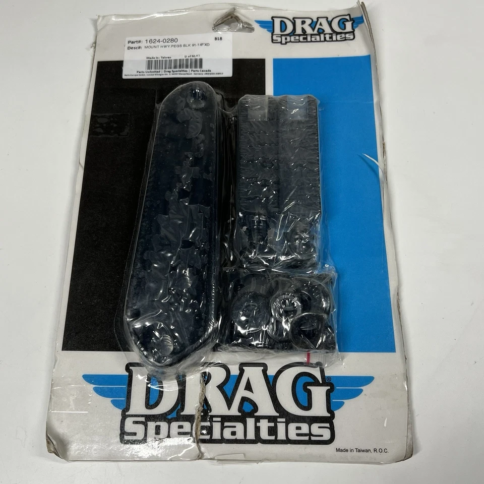 Kit de montaje de clavija de pie de carretera Drag Specialties para Harley Dyna FXDB FXD 1991-2014 Foto 1 de 4