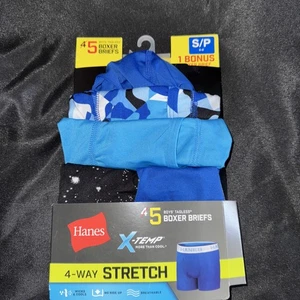 Paquete de 3 calzoncillos boxer Hanes para niños talla pequeña 6 8 - Imagen 1 de 8
