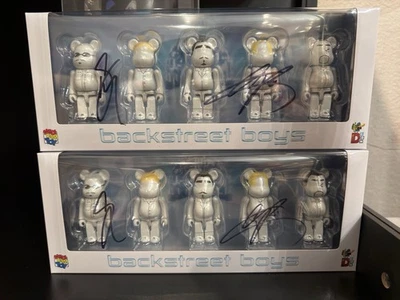 Bearbrick Medicom 100% 5 包 Backstreet 男孩 Millennium 2025 Dcon 签名 全新 — 第 1/4 张图片