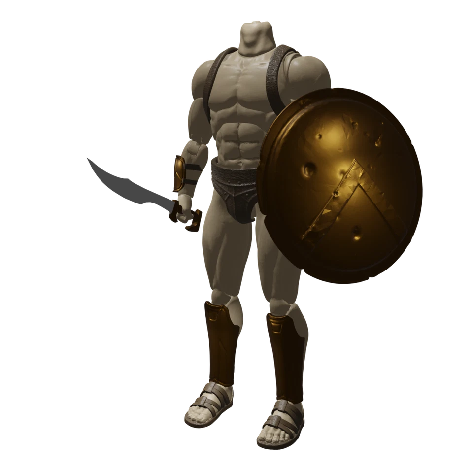 Kit de figuras de acción escala 1/10: Leonidas (300) Foto 1 de 1