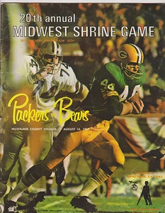 16 de agosto 1969 Green Bay Packers vs Chicago Bears NFL PROGRAMA DE FÚTBOL AMERICANO (JUEGO SANTUARIO - Imagen 1 de 1