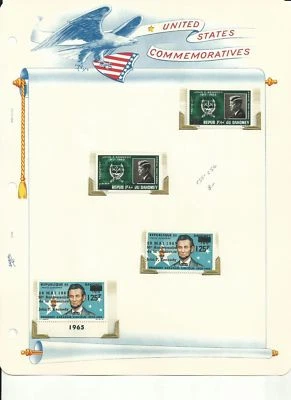 Dahomey Collection, John F. Kennedy, #C30, C55-C56 Mint NH - Image 1 of 2