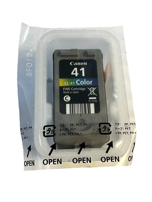 Canon 41 CL-41 Color Ink Cartridge NEW Sealed TriColor Standard Yield ChromaLife - Image 1 of 3