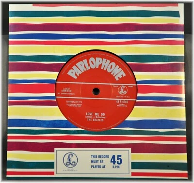 BEATLES Love Me Do UK 50th ANNIV 7" MISSPRESS 45-R 4949 Euro Press NEW Sealed - Image 1 of 4