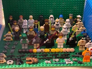 Lego Star Wars Classic/Vintage Minifigures Bundle Accessories Joblot - Picture 1 of 15