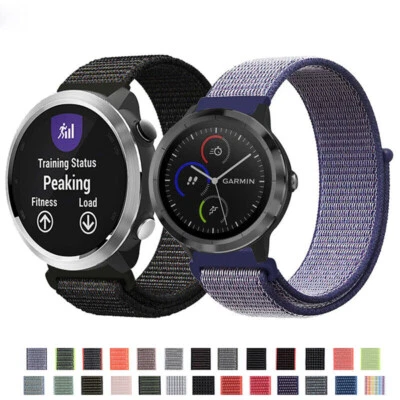 Per Garmin vivoactive 3 /Vivomove HR /Forerunner 645 Cinturino Nylon Loop