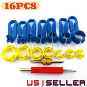 16PC AC Disconnect Fuel Line Disconnect Tool Set – Car Removal Tool Kit US STOCK - Picture 1 of 10