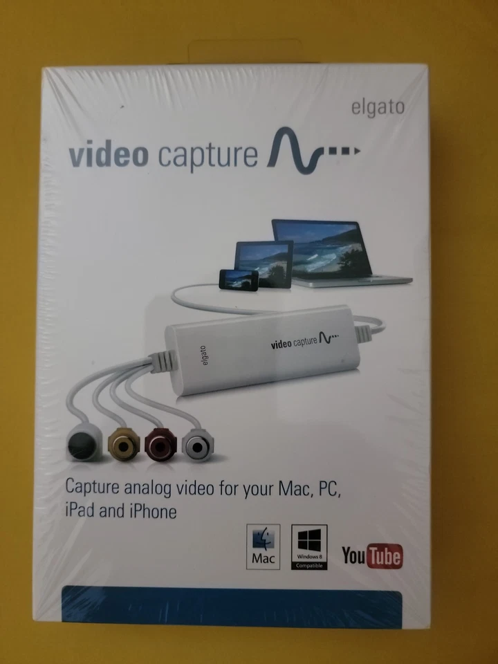 Elgato Video Capture - Digitize Video for Mac, PC or iPad (USB 2.0) NEW! - Image 1 of 4