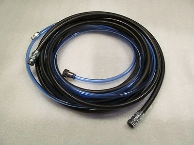  BINKS , CONTITECH 20' LOW PRESSURE 1/4"  PAINT/AIR LINE HOSE ASSY.  L@@K - Image 1 of 4