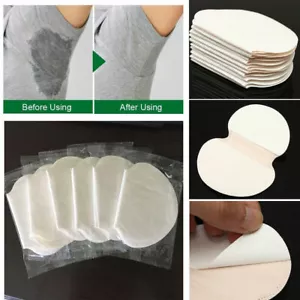 New 100pcs Underarm Armpit Sweat Pads Stickers Shield Guard Absorbing Disposable - Picture 1 of 12