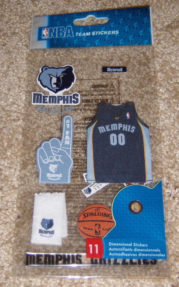 Memphis Grizzlies NBA EK Success 3D Embellishment - Image 1 of 1
