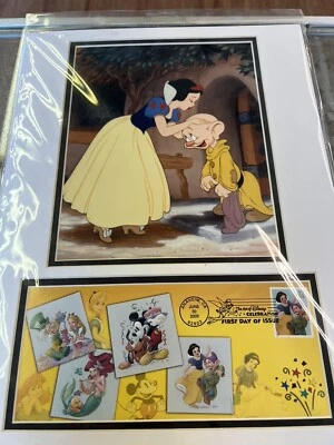 Snow White & Dopey USPS First day of Issue Photo/Cover Disney Celebration 2005 - Image 1 of 2