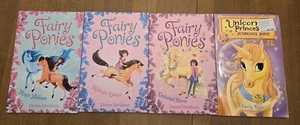 New! Lot of 4 PB Books-FAIRY PONIES/UNICORN PRINCESSES-Unborne-Perfect! - Picture 1 of 4