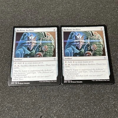 Hedron Archive Magic The Gathering Mtg Artifact Battle for Zendikar Card 2 - Image 1 of 4