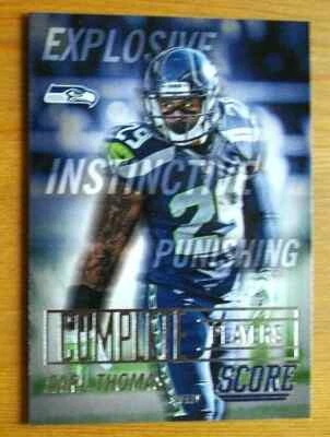 **LIQUIDATION** 2014 SCORE FOOTBALL EARL THOMAS COMPLETE PLAYERS INSERT CP24 - Image 1 of 2