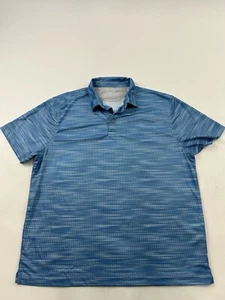 Etonic Shirt Mens XL Blue Short Sleeve Performance Golf Polo Casual Adult - Picture 1 of 6