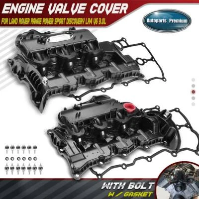 Крышка клапана двигателя для Land Rover Range Rover Sport Discovery LR4 V6 3,0 л 2 шт. - Изображение 1 из 4