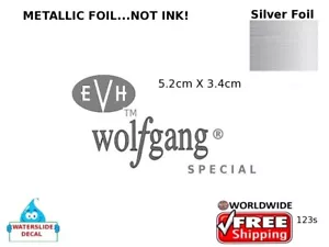 Wolfgang Special Guitar Decal Logo Foil Headstock Waterslide Restoration 123s - Bild 1 von 1