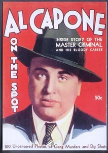 Modern Postcard: AL CAPONE. Repro Booklet Cover (Opie 01GY01). Free UK p&p - Picture 1 of 1