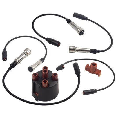 Zündkabel Verteilerkappe Verteilerfinger Satz for Audi 80 VW Golf Jetta Passat - Bild 1 von 4