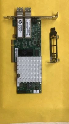 HP NC523SFP Dual Port 10G  593742-001  PCIe Adapter + 2 10GB 850nm Transce - Bild 1 von 4