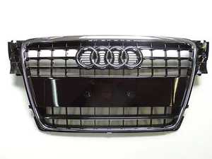 Original Audi A4 8K B8 Kühlergrill Frontgrill schwarz glänzend 8K0853651 T94 - Afbeelding 1 van 1