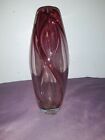 Vintage Murano Swirl Glass Double Bud Vase 