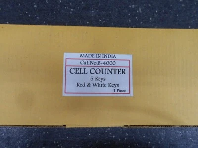 Contador automático de células sanguíneas B-4000 con 5 teclas rojas y blancas Foto 1 de 4