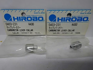 2 Stk Hirobo 0403-231 Vergaserhebel Hülse Carburetor Lever Collar - Picture 1 of 1